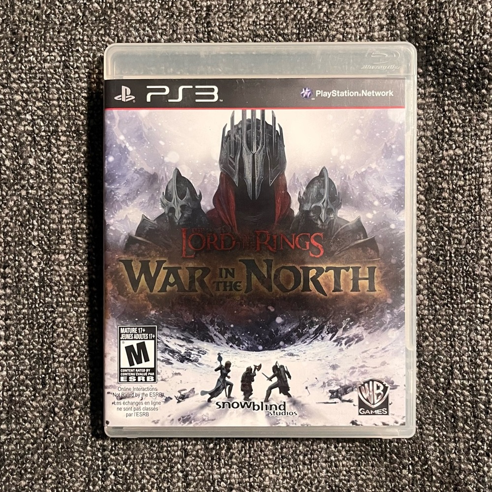 Lord Of The Rings: War In The North Sony PS3 Playstation‎ 3 Game Complete
